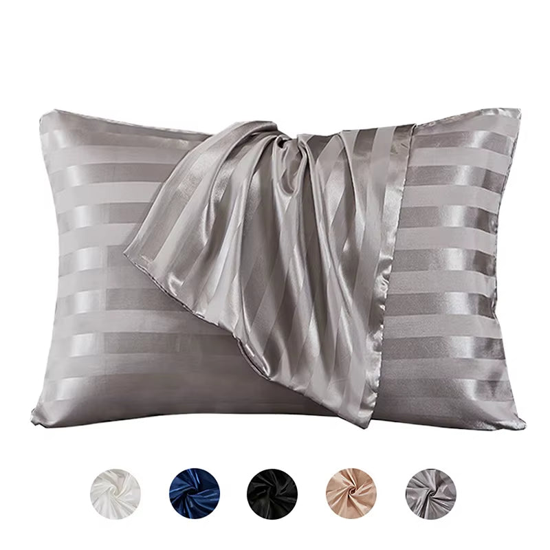 Simulated Silk Pillowcases Silky Satin Hair Beauty Pillow Cases Comfortable Pillow Case Home Bedding Pillow Cases Cover